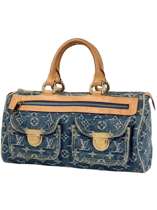 Louis Vuitton Handbags - Louis Vuitton Neo Speedy Boston Bag Monogram Denim Blue